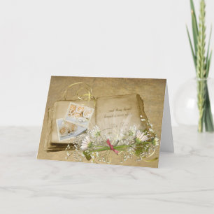 Altmodische Wedding Album Card Karte