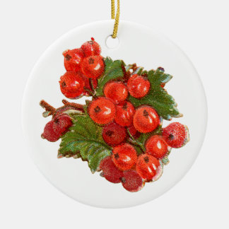 Altmodische Weihnachten, Redcurrant Keramikornament