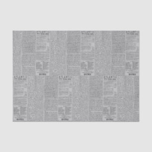 Altmodische Zeitung Seidenpapier