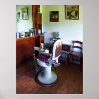 Altmodischer Barberstuhl