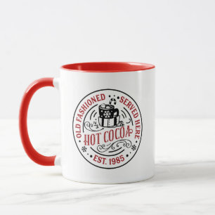 Altmodischer Kakao Tasse