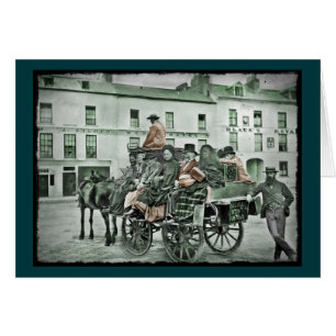 Altmodischer Postkart