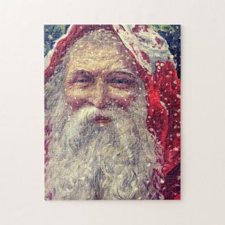 Altmodischer Viktorianischer Nikolaus Puzzle