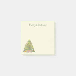 Altmodischer Weihnachten Post-it Klebezettel