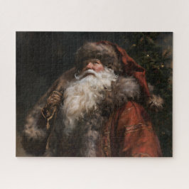 Altmodischer Weihnachtsmann Puzzle