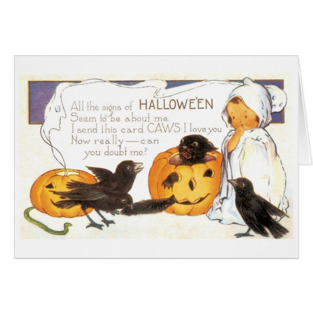 Altmodisches Halloween, Crow (Vorderseite (Horizontal))
