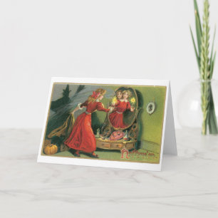 Altmodisches Halloween Karte