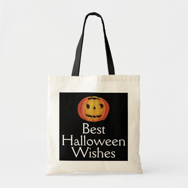 Altmodisches Halloween, Pumpkin (Jack-o'-Laterne) Tragetasche (Vorne)