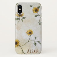altmodisches Sonnenblumenmuster