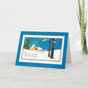 Altmodisches Weihnachten auf dem Bauernhof