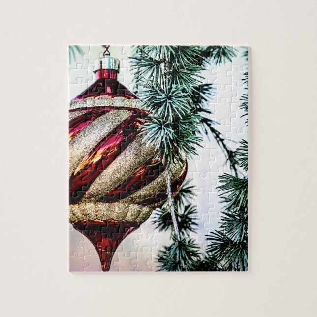 Altmodisches Weihnachten Puzzle (Vertikal)