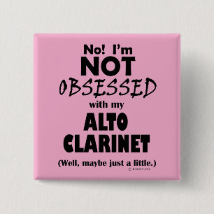 Alto Clarinet besessen Button