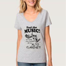 Alto Clarinet Feel Die Musik T-Shirt