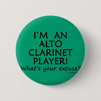 Alto Clarinet Player Entschuldigung Button