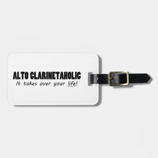 Alto Clarinetaholic übernimmt das Leben Gepäckanhänger
