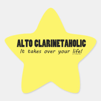 Alto Clarinetaholic übernimmt Life Star Sticker