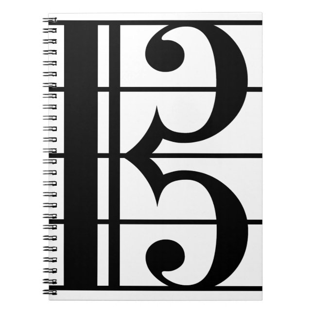 Alto Clef Notizblock (Vorderseite)