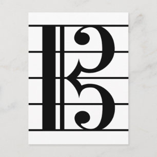 Alto Clef Postkarte