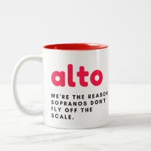 Alto-Geschenk-Tasse, lustiges Alto-Geschenk, Chorg