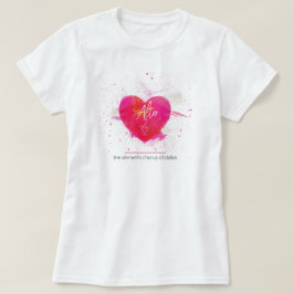 Alto Musical Heart Singing Part T-Shirt
