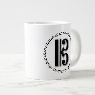 Alto oder Tenor Clef Musiknote Design C Clef Jumbo-Tasse