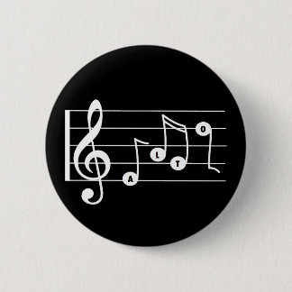 Alto Singer Musical Button (schwarz)