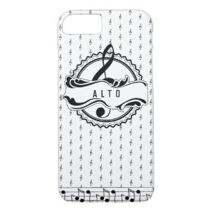 Alto Singer Musical Note Phone Case