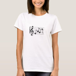 Alto Singer Musical T - Shirt (Licht)