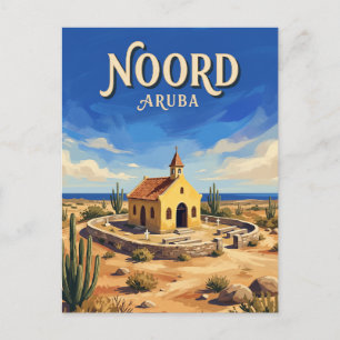 Alto Vista Kapelle Noord Aruba Postkarte