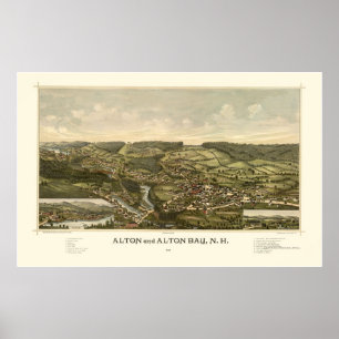 Alton, NH Panoramic Map - 1888 Poster