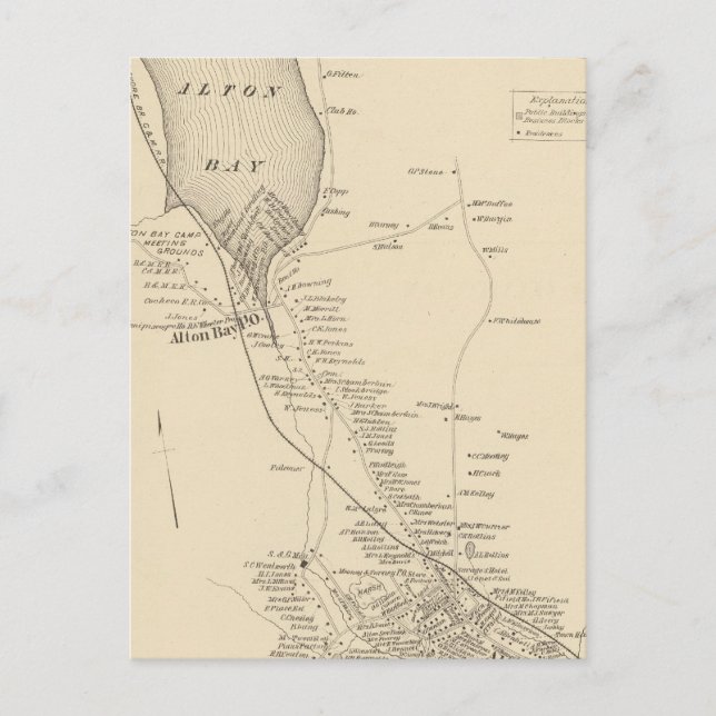 Alton PO Postkarte (Vorderseite)