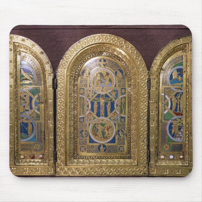 Alton ragt Triptychon, c.1150 hoch Mousepad (Vorne)