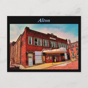 Alton Theater Postcard Postkarte