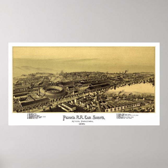 Altoona, Pennsylvania Poster (Vorne)