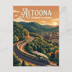 Altoona, Pennsylvania Postkarte