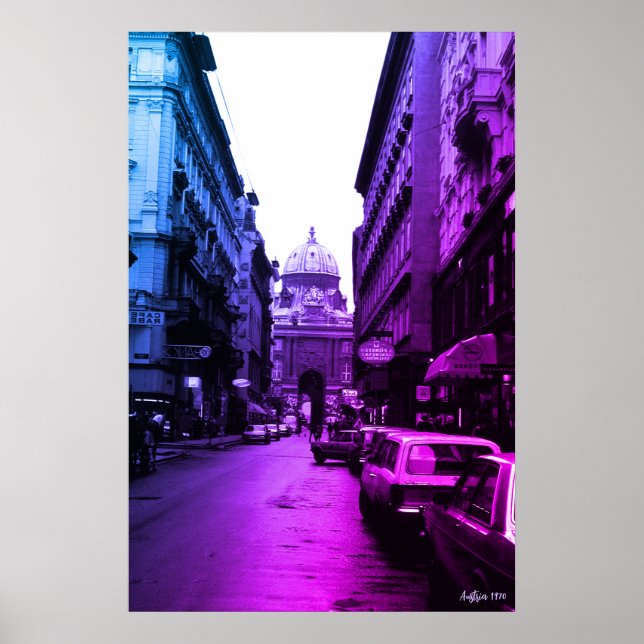 Altösterreich Wien Kaiserpalast Poster (Vorne)