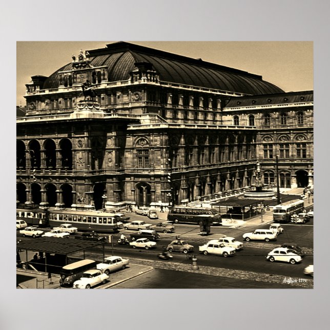 Altösterreich Wien Staatsoper Oper Poster (Vorne)