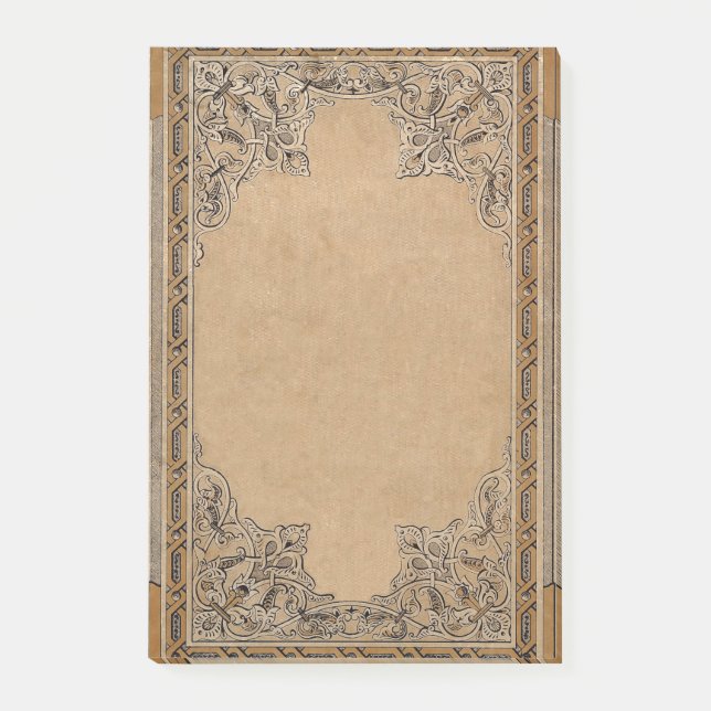 Altpapier der Knüpfarbeit Post-it Klebezettel (Vorderseite)