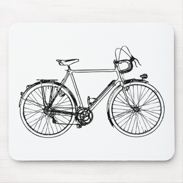 Altradfahrrad Mousepad (Vorne)