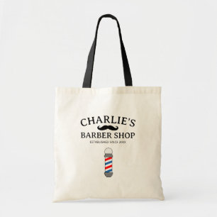 Altschulbarberladen Tasche mit Schnurrbart-Logo