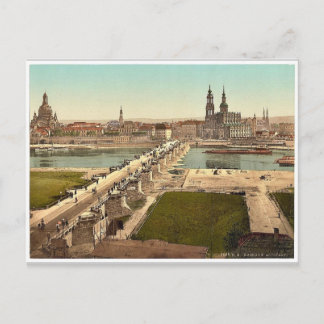 Altstadt, Dresden, vom Kriegsministerium gesehen, Postkarte