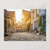 Altstadt Europas bei Sonnenuntergang