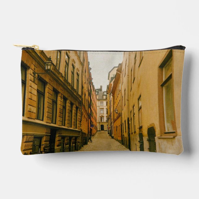 Altstadt, Gamla Stan, Stockholm, Schweden Zubehörtasche (Vorderseite)