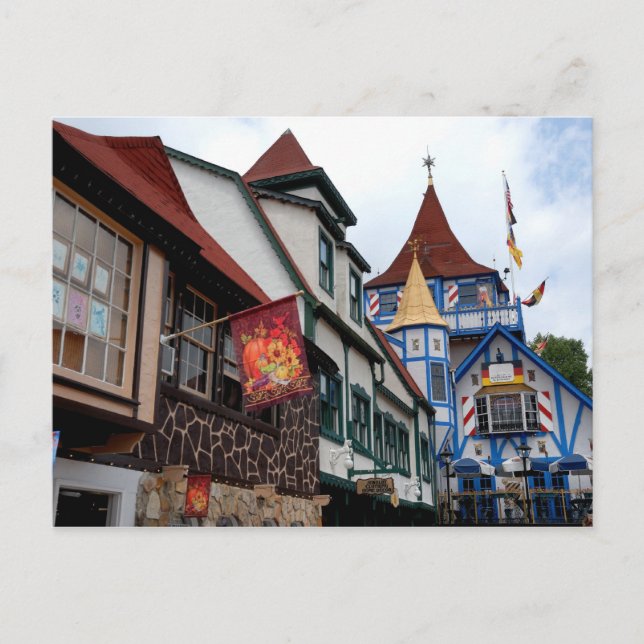 Altstadt Helen Georgia Postkarte (Vorderseite)