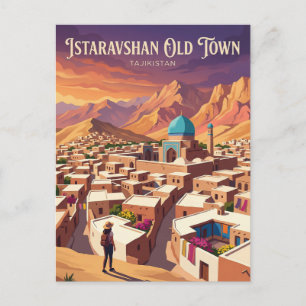 Altstadt Istarawshan Tadschikistan Postkarte