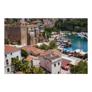 Altstadt Kaleici von Antalya Poster