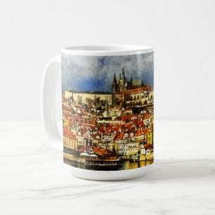 Altstadt Prag (Praha) von Bridge Tower Kaffeetasse