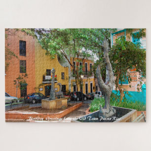 Altstadt Puerto Rico. Weihnachtsgrüße Jigsaw P Puzzle
