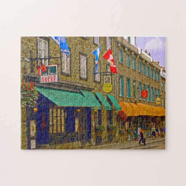 Altstadt Quebec. Puzzle (Horizontal)
