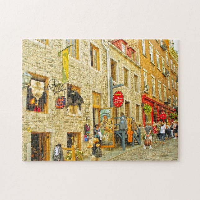 Altstadt Quebec. Puzzle (Horizontal)